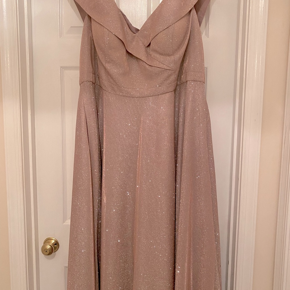 Gorgeous blush sparkly Gown!